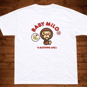 BAPE White baby Milo tee